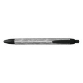 Noir Stylo gris de lycheerose de roses (Dos)