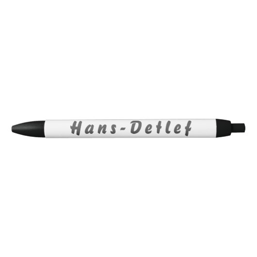 Noir Stylo Hans-Detlef (Devant)