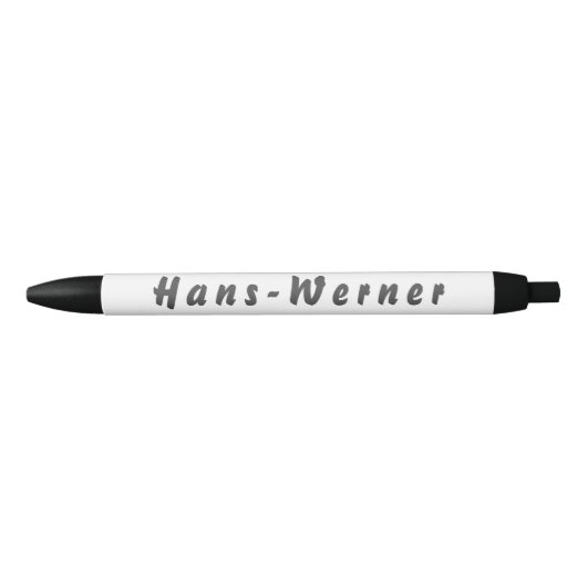 Noir Stylo Hans-Werner (Devant)