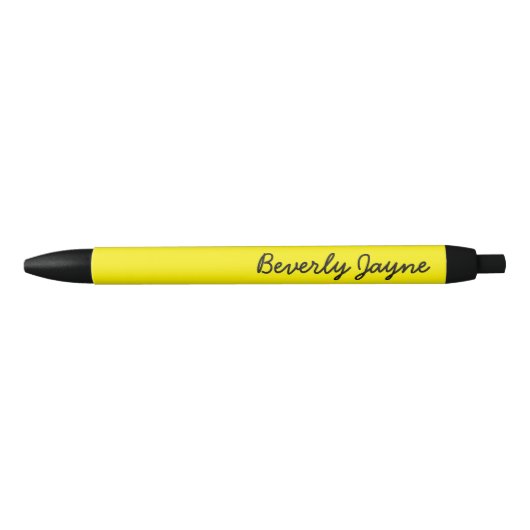 Noir Stylo jaune (Devant)