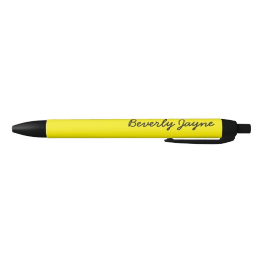Noir Stylo jaune (Bas)