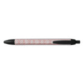 Noir Stylo KNIT NORDIQUE ROUGE (Dos)