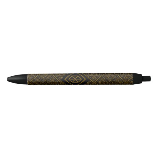 Noir Stylo Luxe Arabesque Or Andalou (Devant)