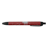 Noir Stylo Marron Argent Classique Encre Noire (Bas)