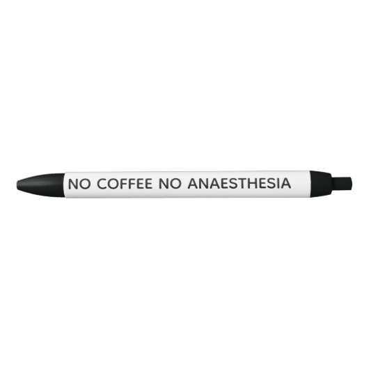 NOIR STYLO MIGNON POUR LES ANESTHÉSISTES (Devant)