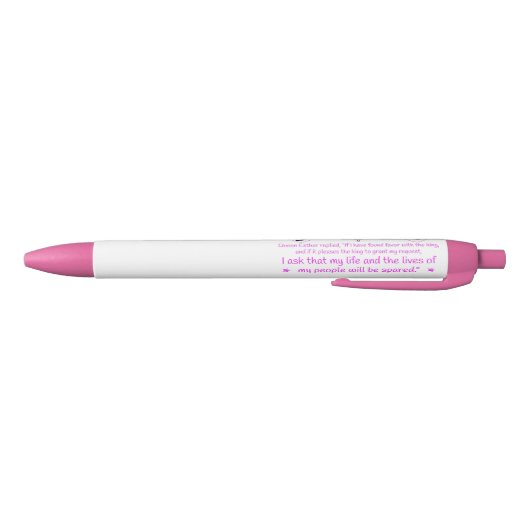 Noir Stylo Miracle d'Esther - rose (Bas)