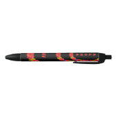 Noir Stylo monogramme personnalisé Hawaii Lei (Bas)