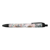 Noir Stylo Motif Abstrait en marbre - Design moderne (Haut)