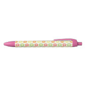Noir Stylo Motif Citrus (Haut)