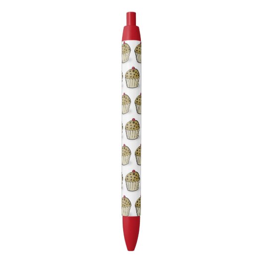 Noir Stylo Motif d'encre noire Mini Cute (devant Vertical)