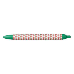 Noir Stylo Motif Dessin Animé Tranche de Pastèque Migno