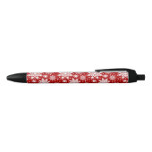Noir Stylo Motif sans couture (Haut)