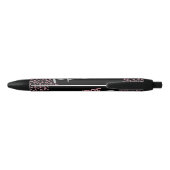 Noir Stylo Nourriture Rose Cute (Dos)