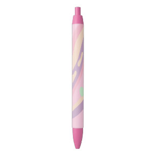 Noir Stylo Office et stylo scolaire Happy Pastel Coloré