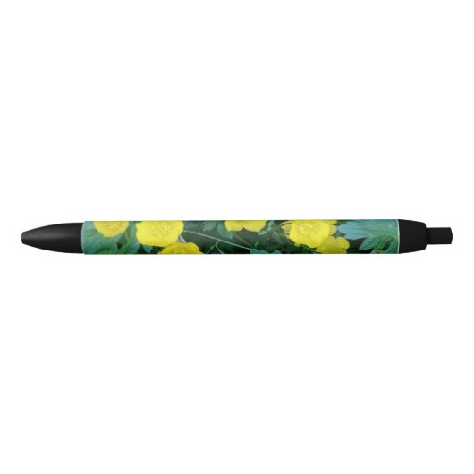 Noir Stylo orienté de renoncule (Devant)