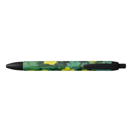 Noir Stylo orienté de renoncule (Dos)