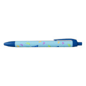 Noir Stylo Papillon Avec Motif De Papillons (Haut)