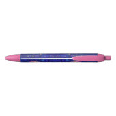 Noir Stylo papillon cardiaque (Dos)