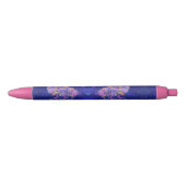 Noir Stylo papillon cardiaque (Devant)