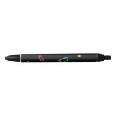 Noir Stylo Pastel Doodle Minimaliste (Devant)