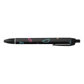 Noir Stylo Pastel Doodle Minimaliste (Bas)