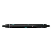 Noir Stylo Pastel Doodle Minimaliste (Dos)