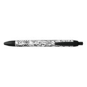 Noir Stylo Personnalisé (Dos)