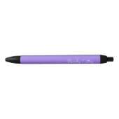 Noir Stylo personnalisé (Devant)