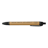 Noir Stylo personnalisé avec logo – Promouvez votre mar (Bas)