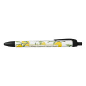 Noir Stylo personnalisé d'impression de citron (Haut)