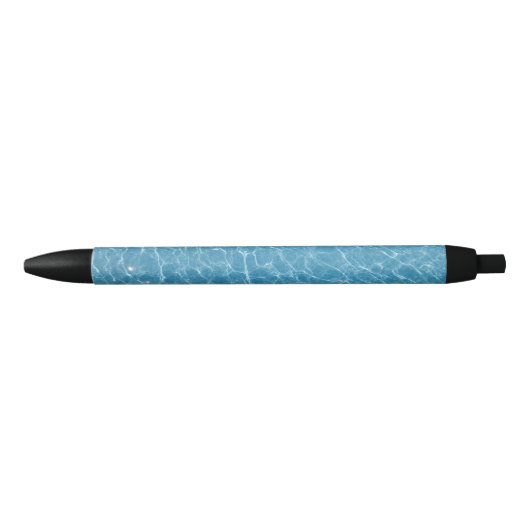 Noir Stylo personnalisé du pool (Devant)