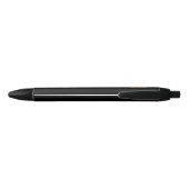 Noir Stylo personnalisé Halloween Crows (Dos)