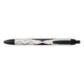 Noir Stylo personnalisé par chevron fait sur commande (Dos)