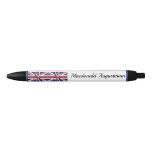 Noir Stylo personnalisé   UNION JACK   DRApeau du Royau