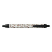 Noir Stylo photo personnalisé noir, encre noire (Dos)