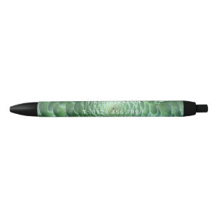 Noir Stylo Plante Succulent Vert Calme
