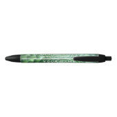 Noir Stylo Plante Succulent Vert Calme (Dos)