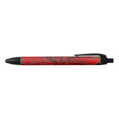 Noir Stylo Poinsettia Abstrait (Haut)
