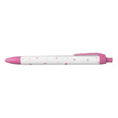Noir Stylo Polkadot Rose Vibrant (Haut)