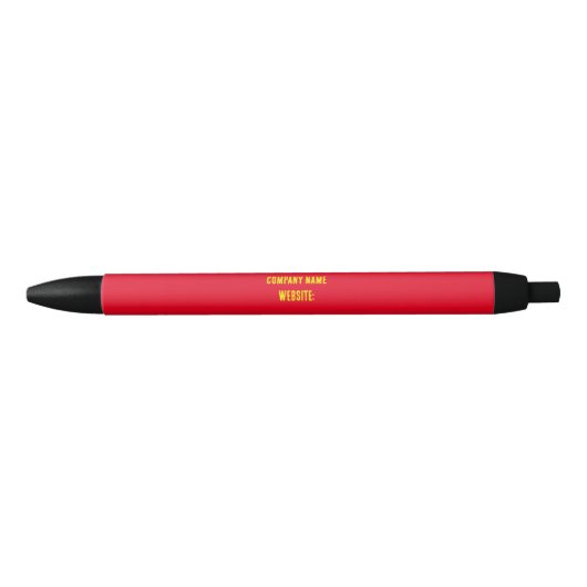 Noir Stylo promotionnel (Devant)