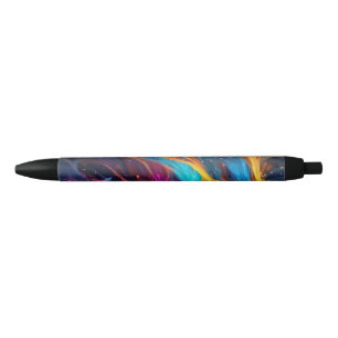 Noir Stylo Psychédélique Coloré