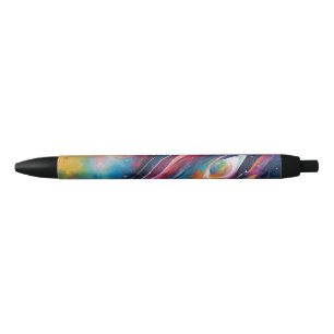 Noir Stylo Psychédélique Coloré