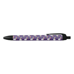 Noir Stylo Rainbow Stars