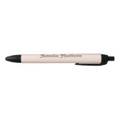 Noir Stylo Rose Brun Décoratif Rétro (Bas)