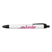 Noir Stylo rose de conscience de cancer du sein de (Haut)