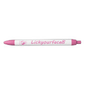 Noir Stylo rose fait sur commande d'équilibre, stylo à (Devant)