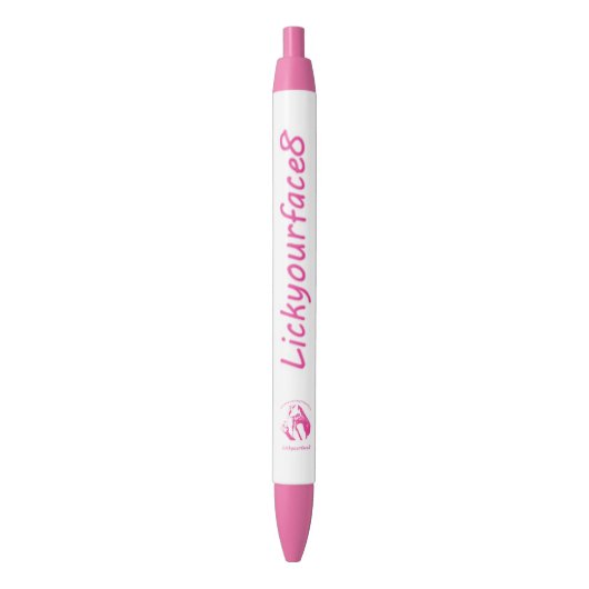 Noir Stylo rose fait sur commande d'équilibre, stylo à (devant Vertical)