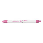 Noir Stylo rose Kawaii Bunny Pink (Devant)