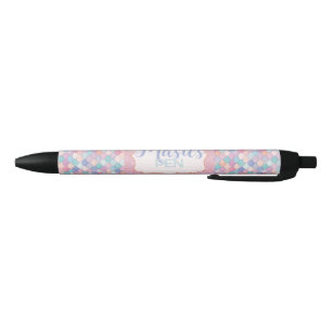 Noir Stylo rose sirène