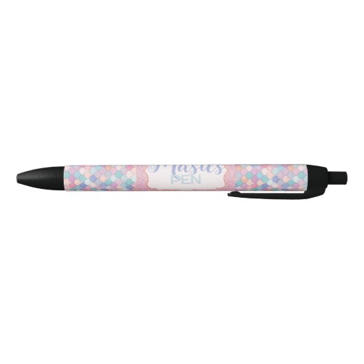 Noir Stylo rose sirène (Bas)